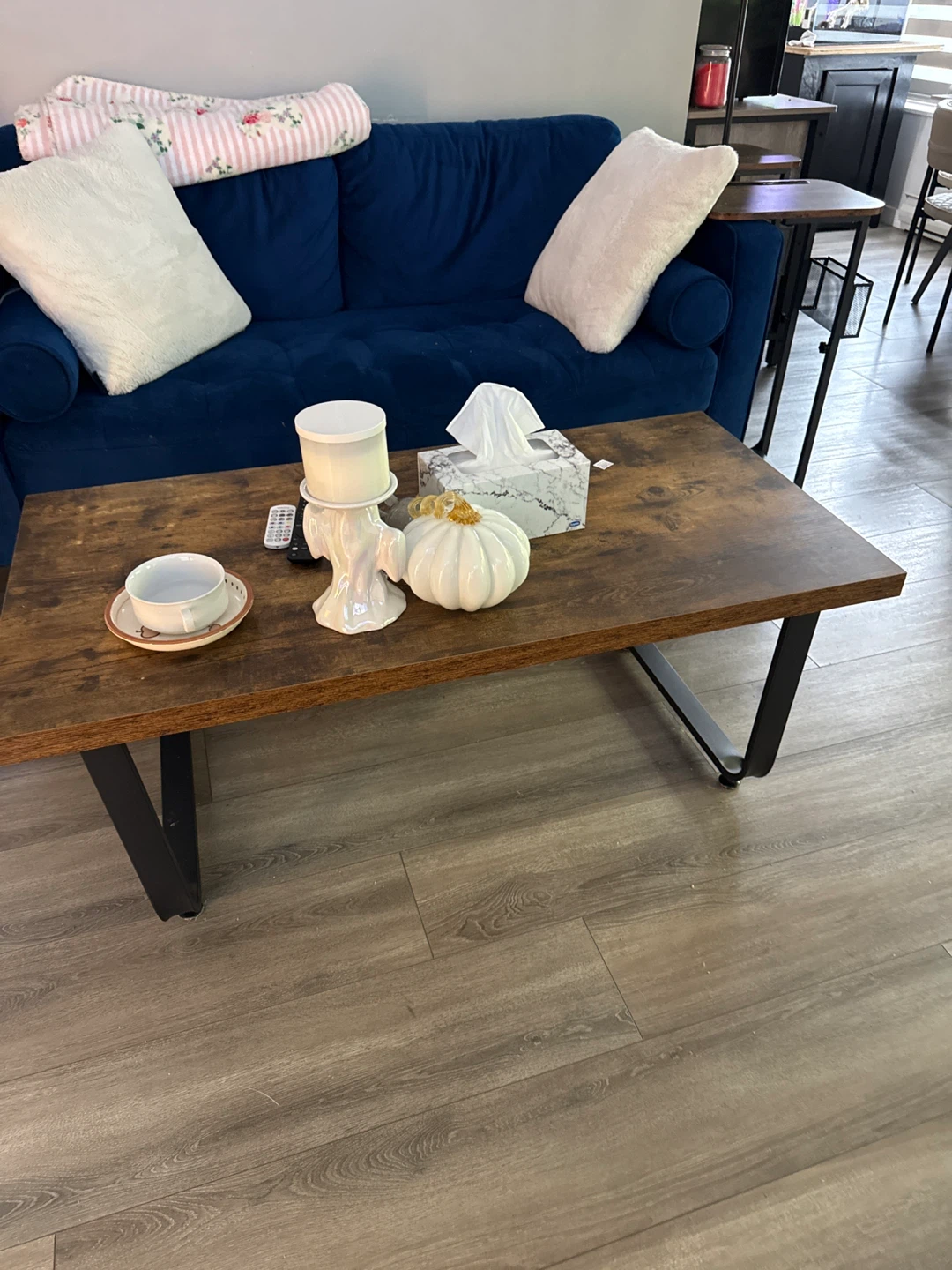 Rustic Industrial Coffee Table and side tables - photo 3