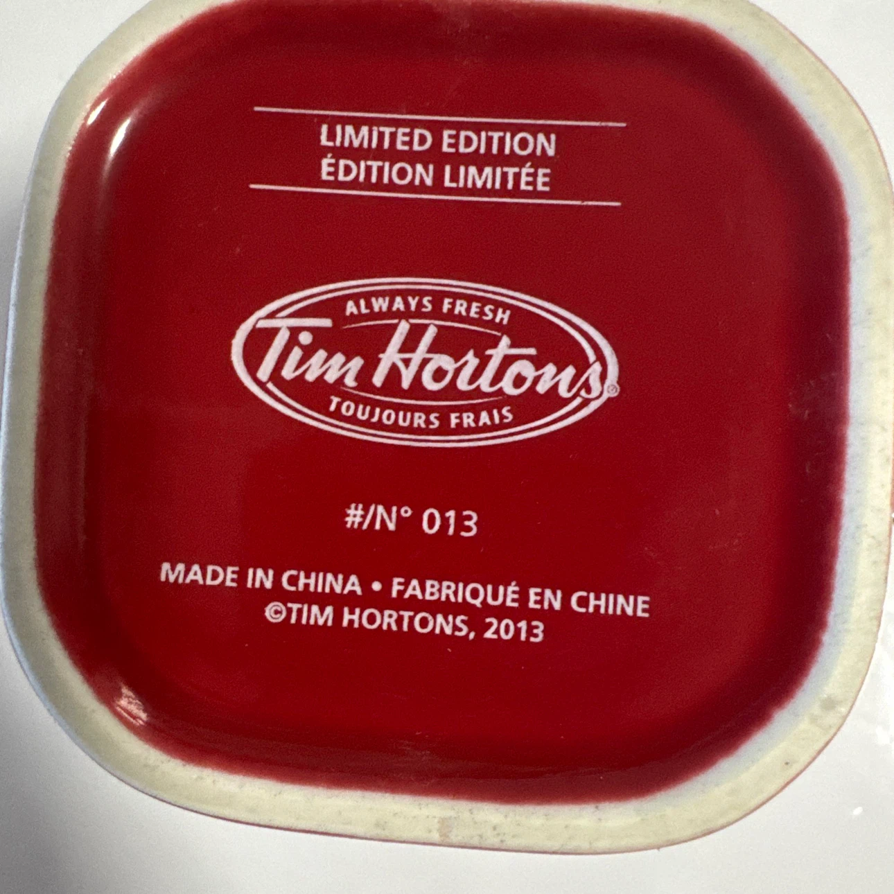 Limited Edition 2013 Tim Hortons Etched Mug - photo 5