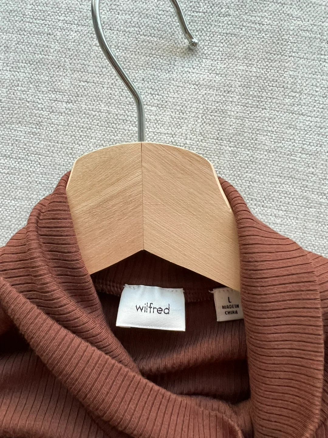 Wilfred Brown Turtleneck Top - photo 3