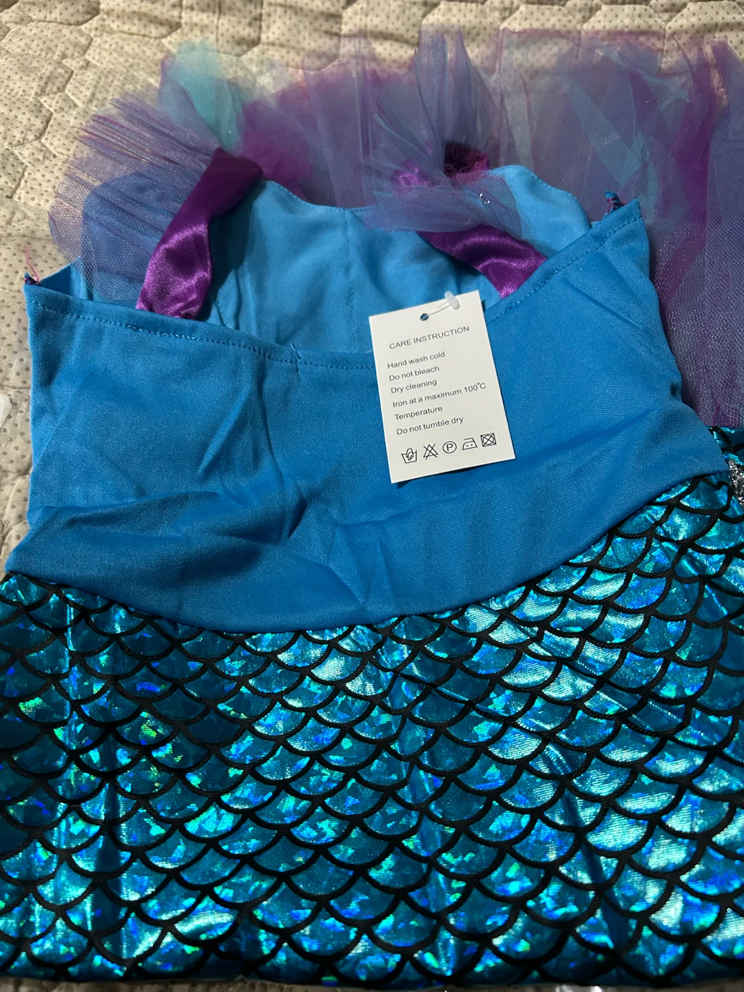 New-Girls Princess Mermaid Costume Set