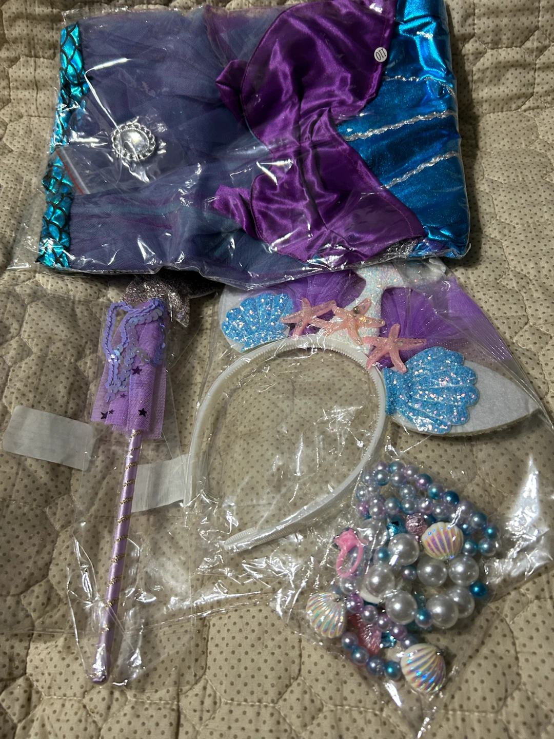 New-Girls Princess Mermaid Costume Set - photo 2