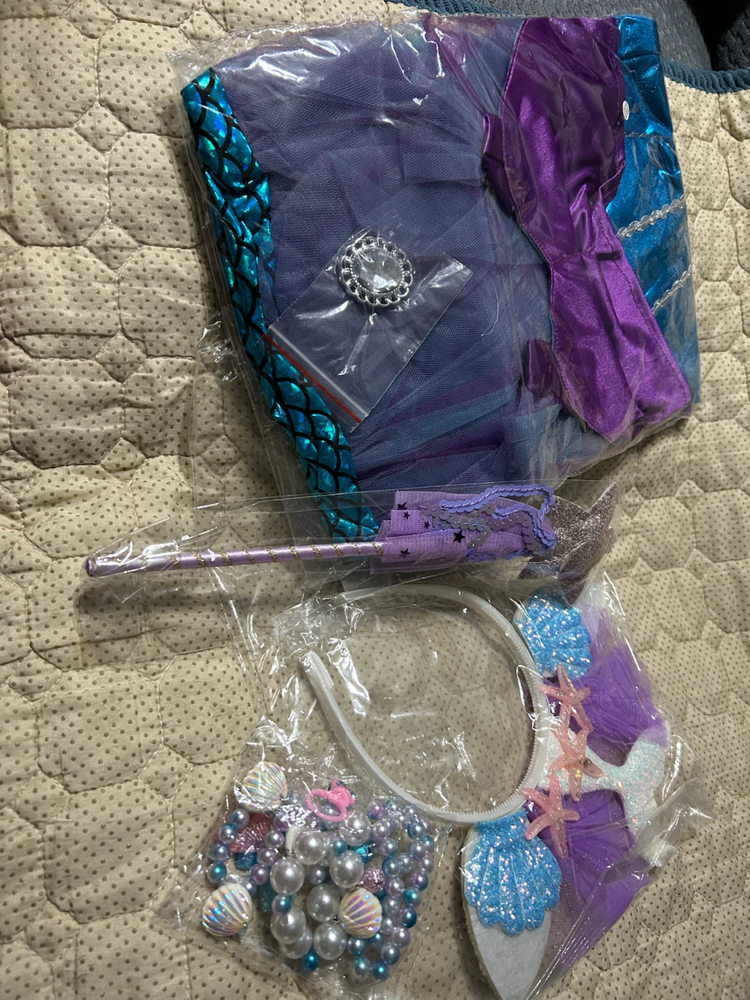 New-Girls Princess Mermaid Costume Set - photo 3