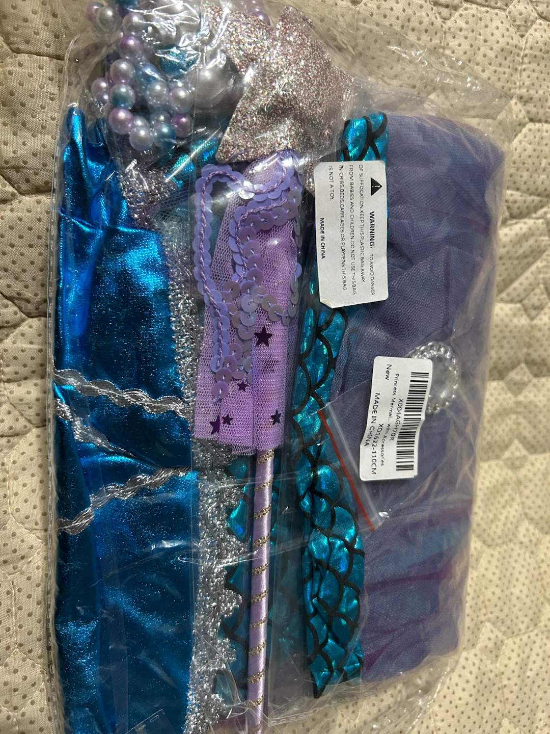 New-Girls Princess Mermaid Costume Set - photo 4