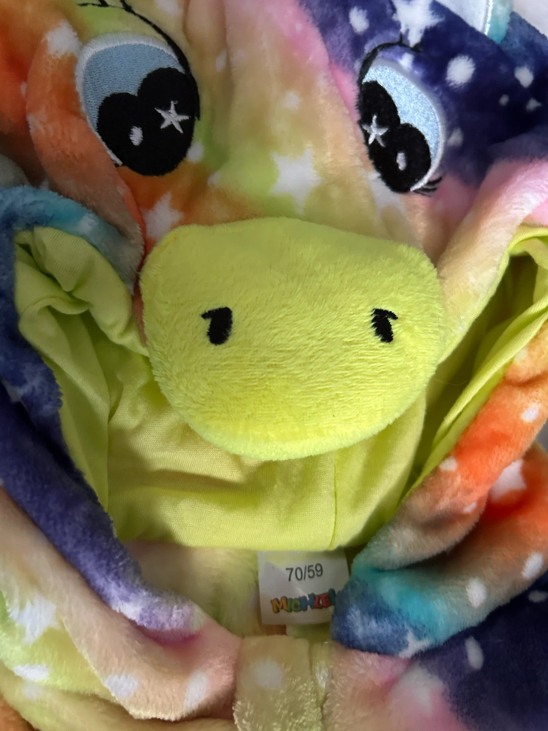 New-Michley Unicorn Rainbow Fleece Onesie - photo 5
