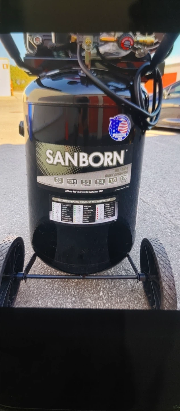 Sanborn 30 Gallon Air Compressor