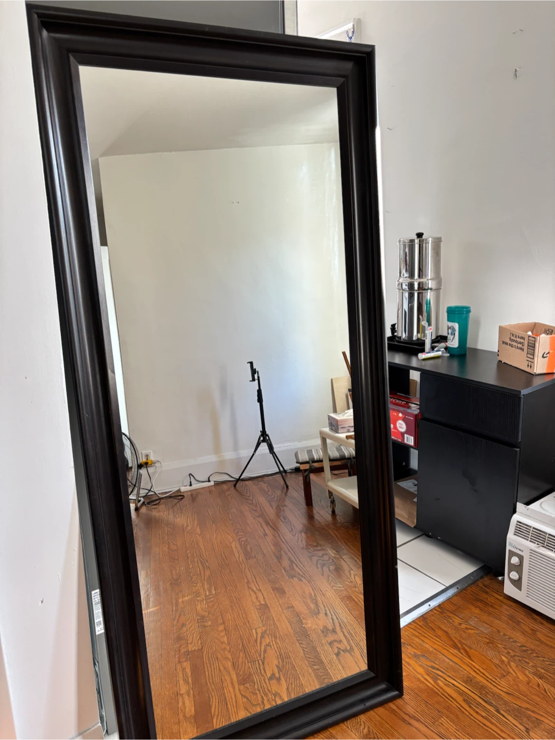 Large Full Length Mirror - Espresso Finish - photo 2
