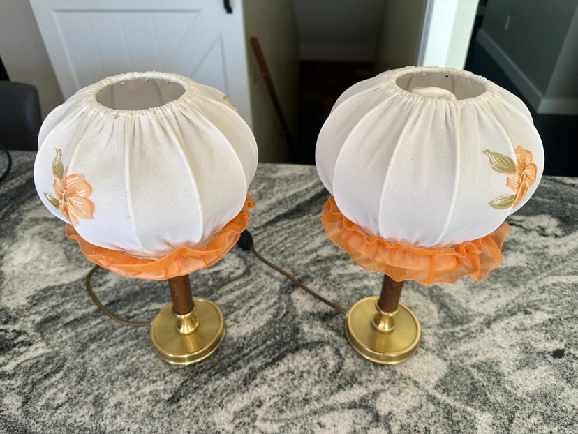 Vintage Boudoir Table Lamps - photo 3