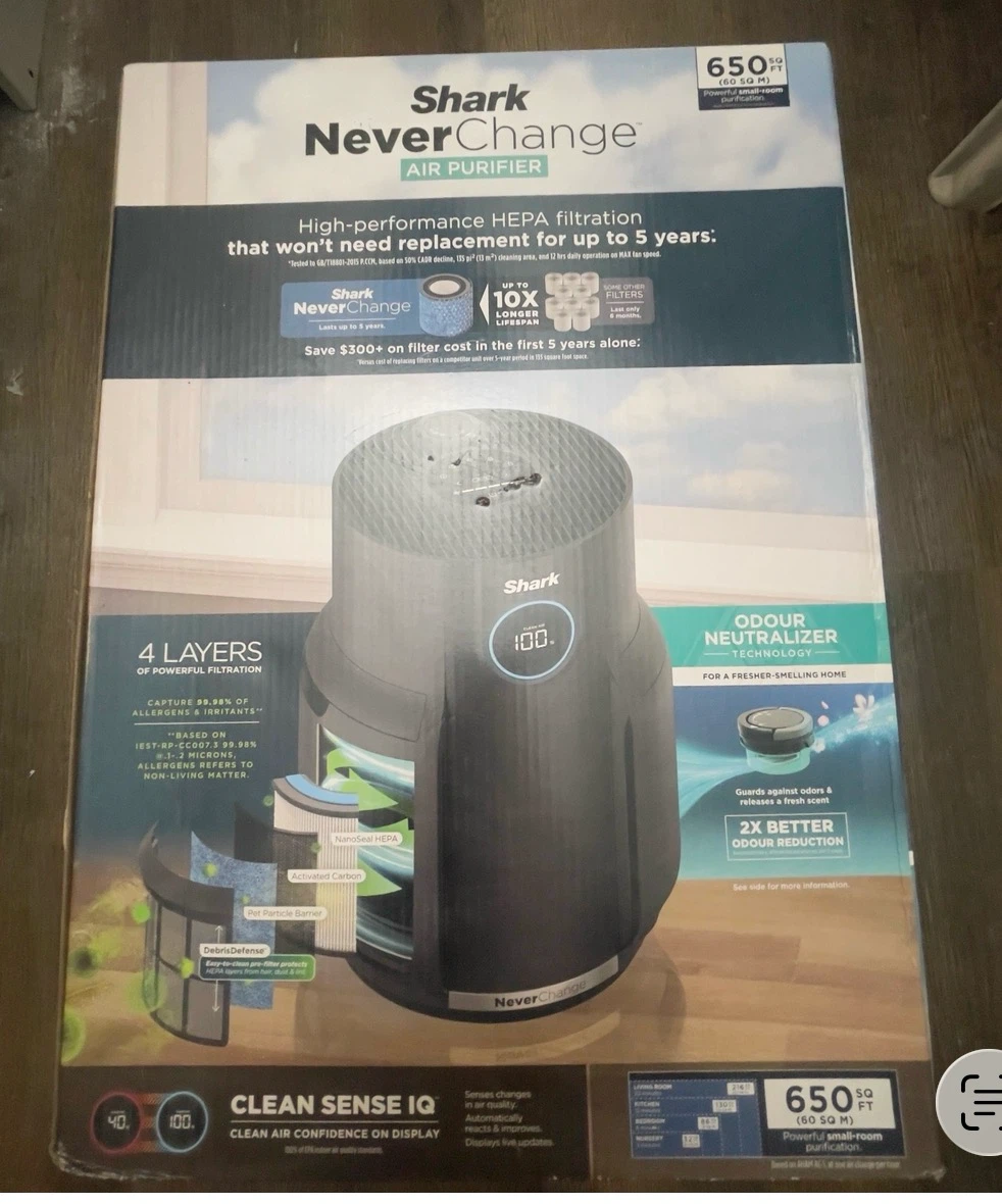 Shark NeverChange Air Purifier - 650 Sq Ft. - Brand New In Box - photo 2