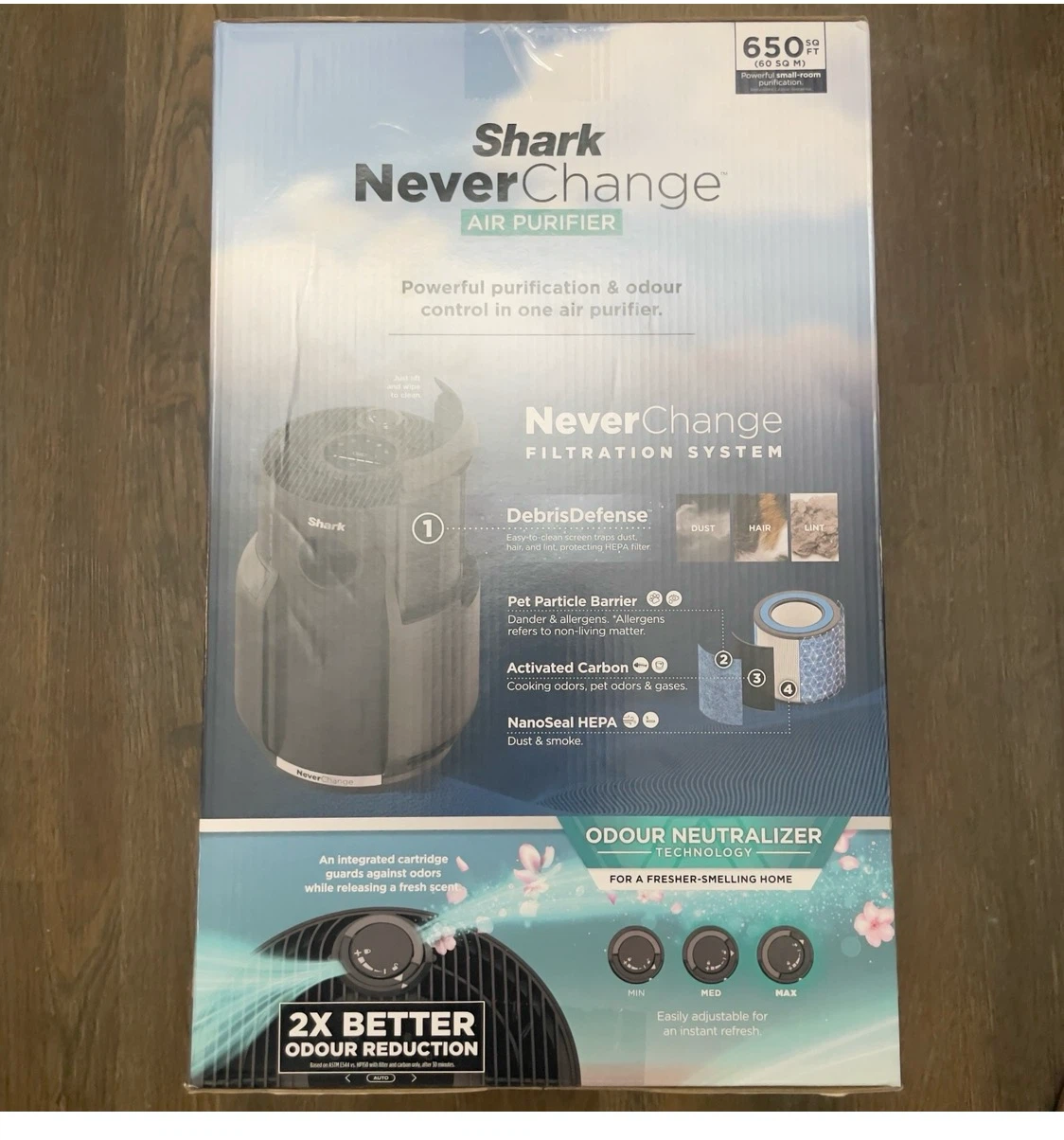 Shark NeverChange Air Purifier - 650 Sq Ft. - Brand New In Box - photo 3