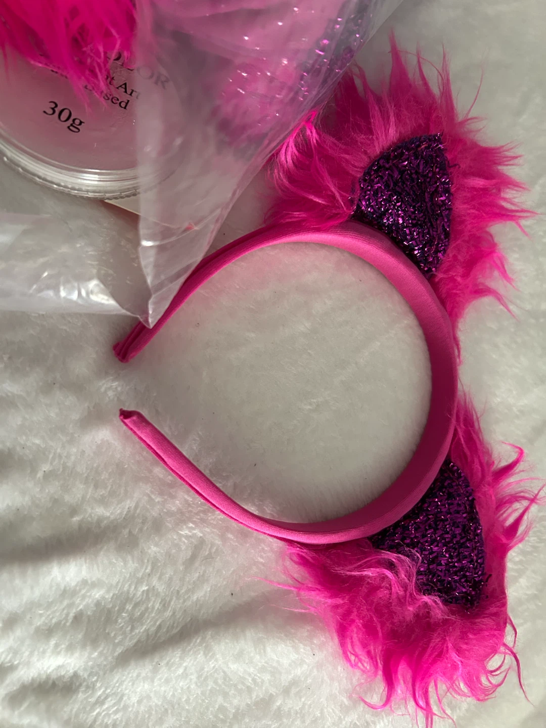 New-MorphCostumes Pink & Purple Striped Cat Costume - photo 3
