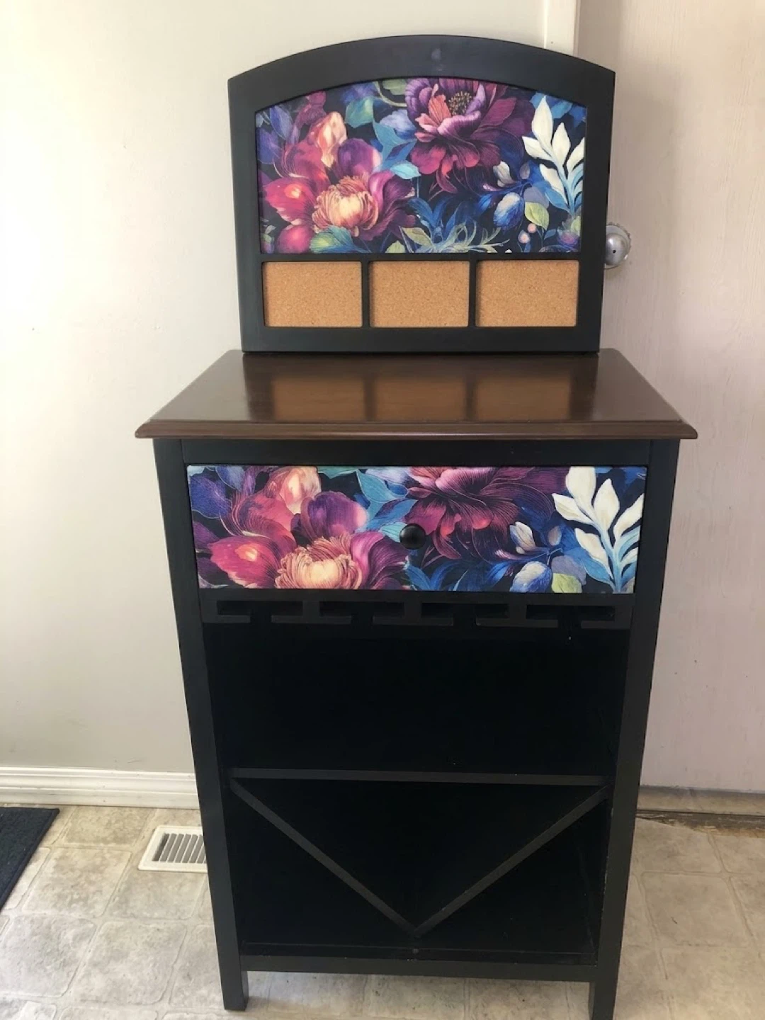 Solid Wood Wine Cabinet & Display Station - photo 2