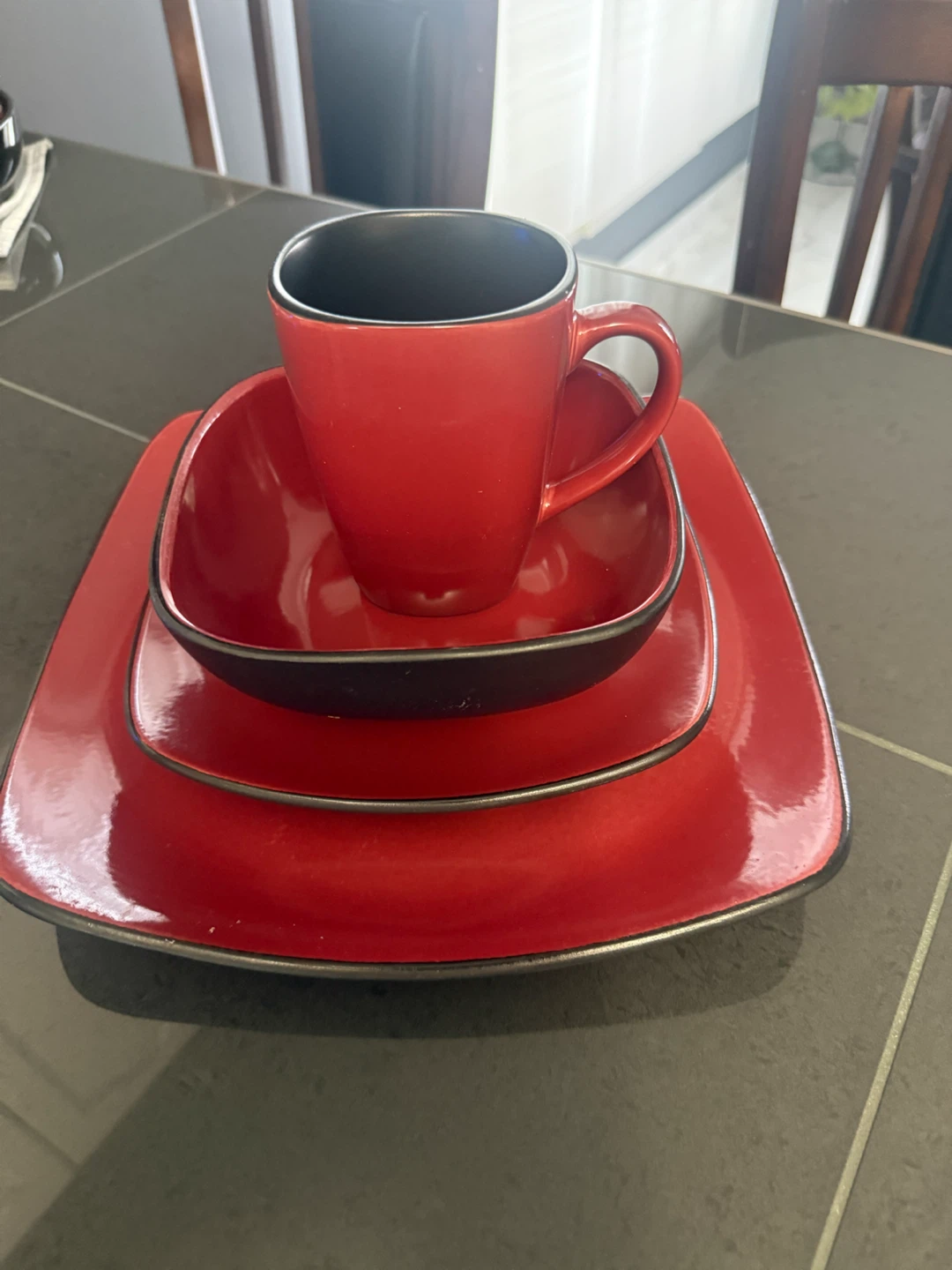 Corelle Hearthstone Stoneware Dinner Set