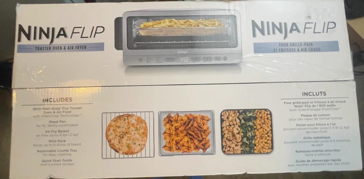 Ninja Flip Toaster Oven & Air Fryer – Brand New in Box (SP151C) - photo 3