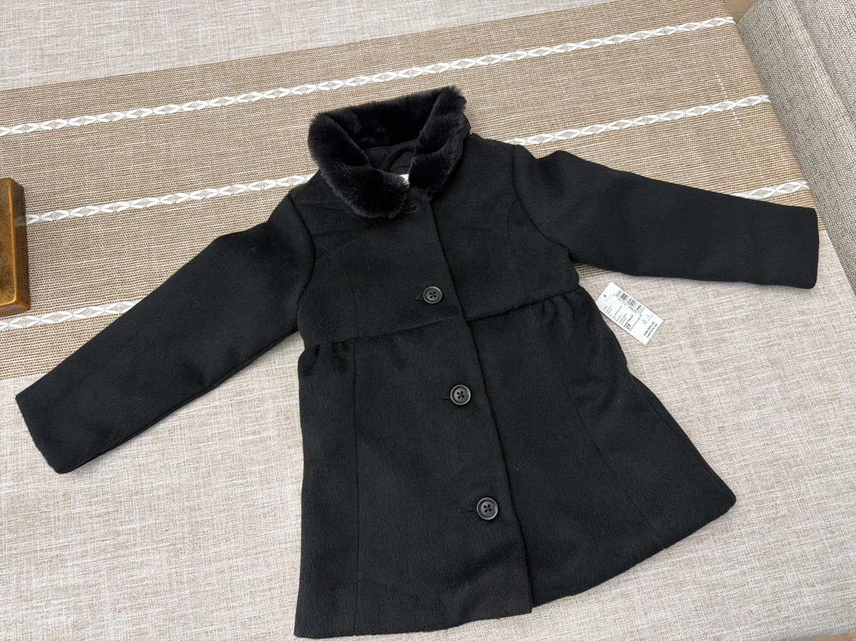 The Children's Place Black Coat Size 2T