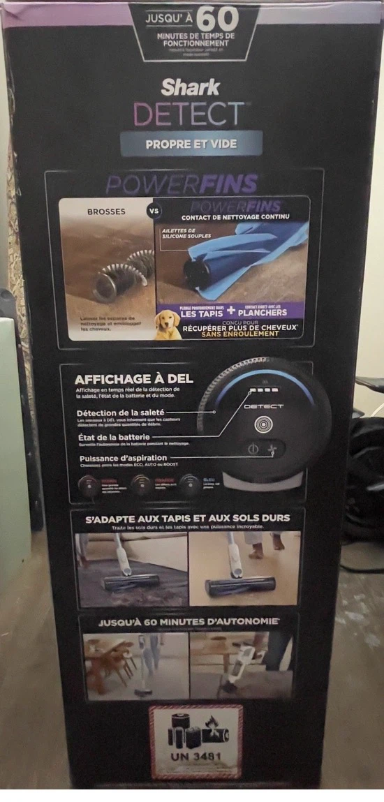 Shark Detect Clean & Empty Cordless Vacuum – Brand New in Box - photo 2