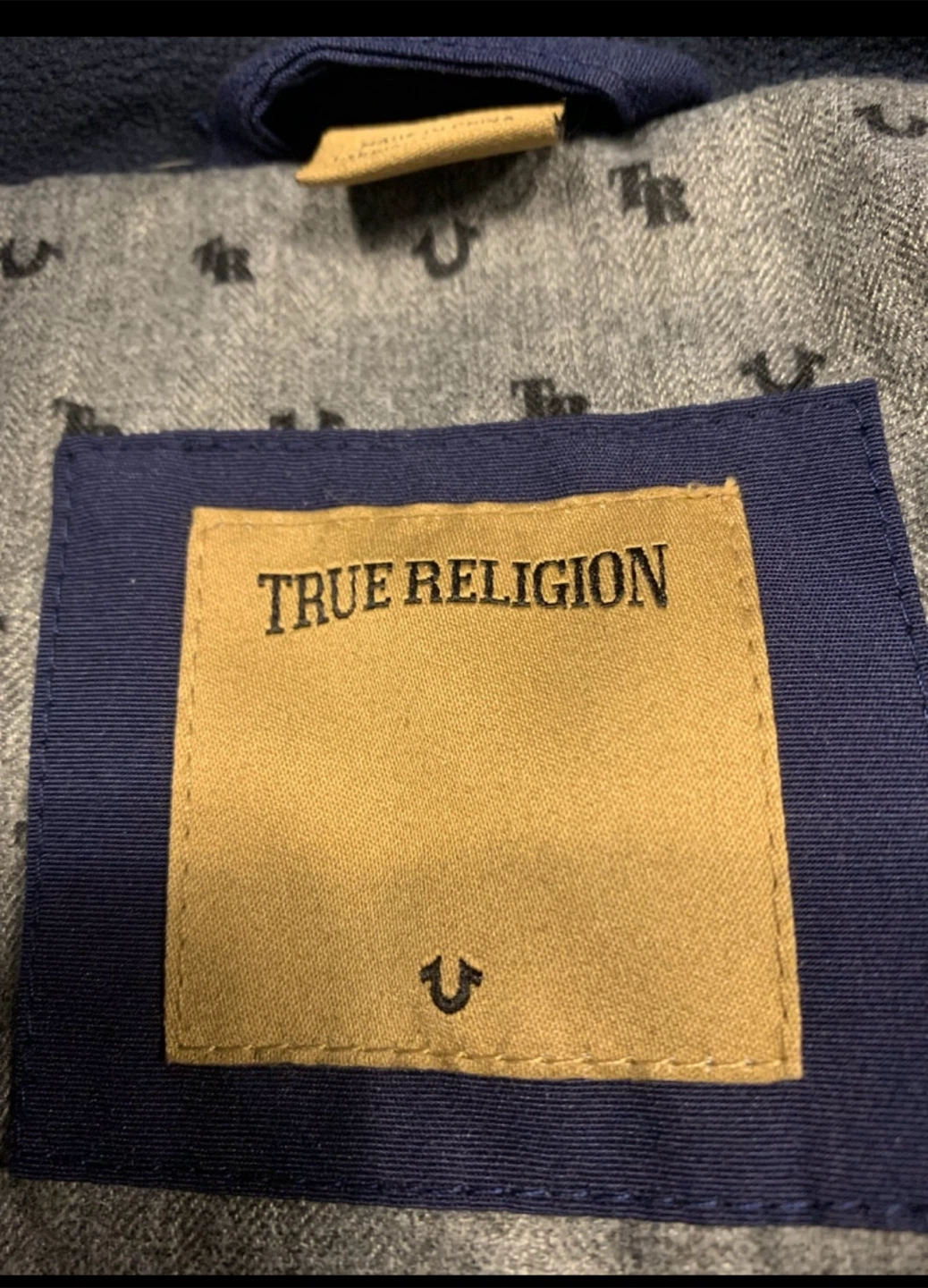 True Religion Navy Blue Puffer Jacket - photo 4