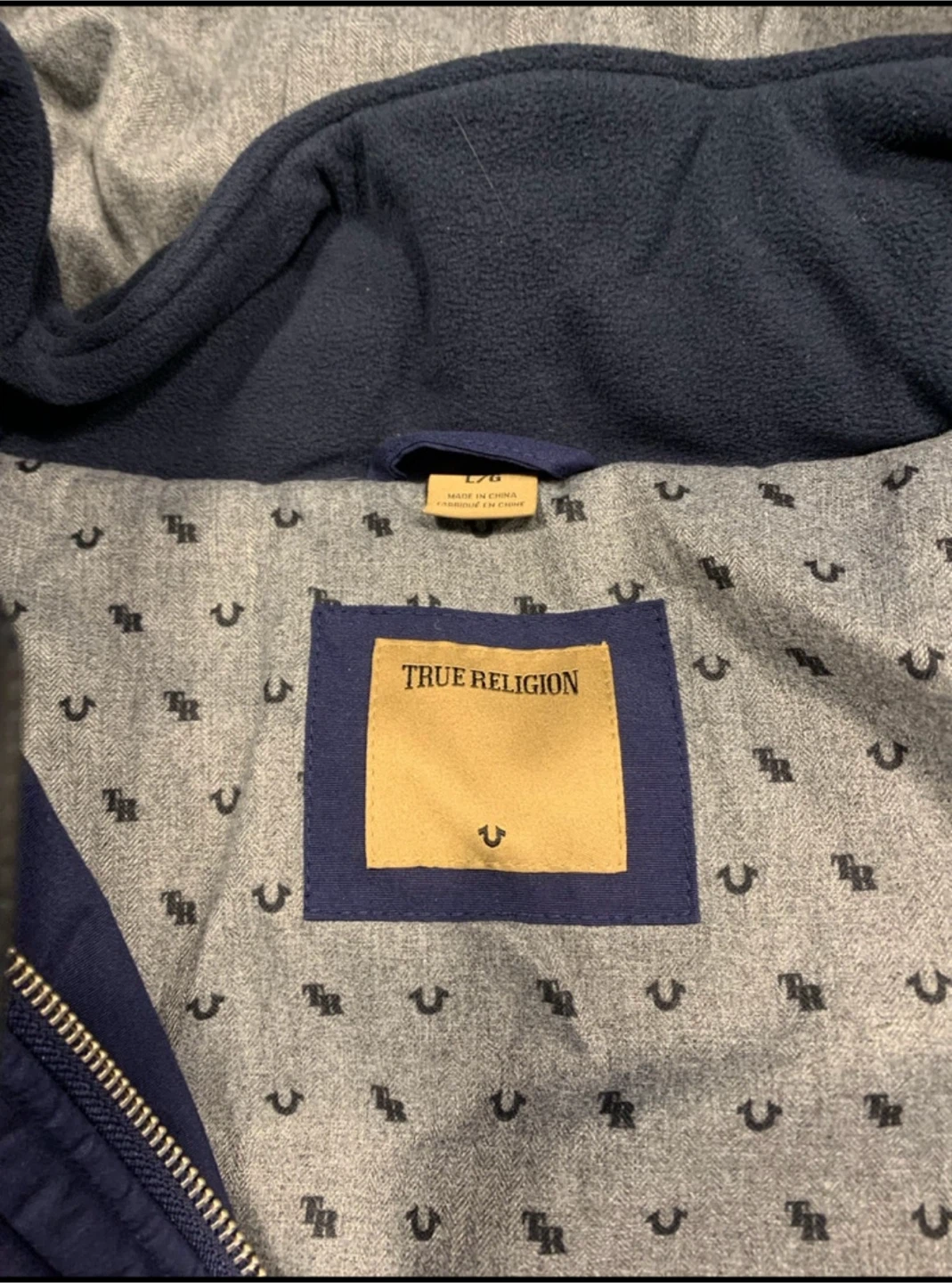True Religion Navy Blue Puffer Jacket - photo 5