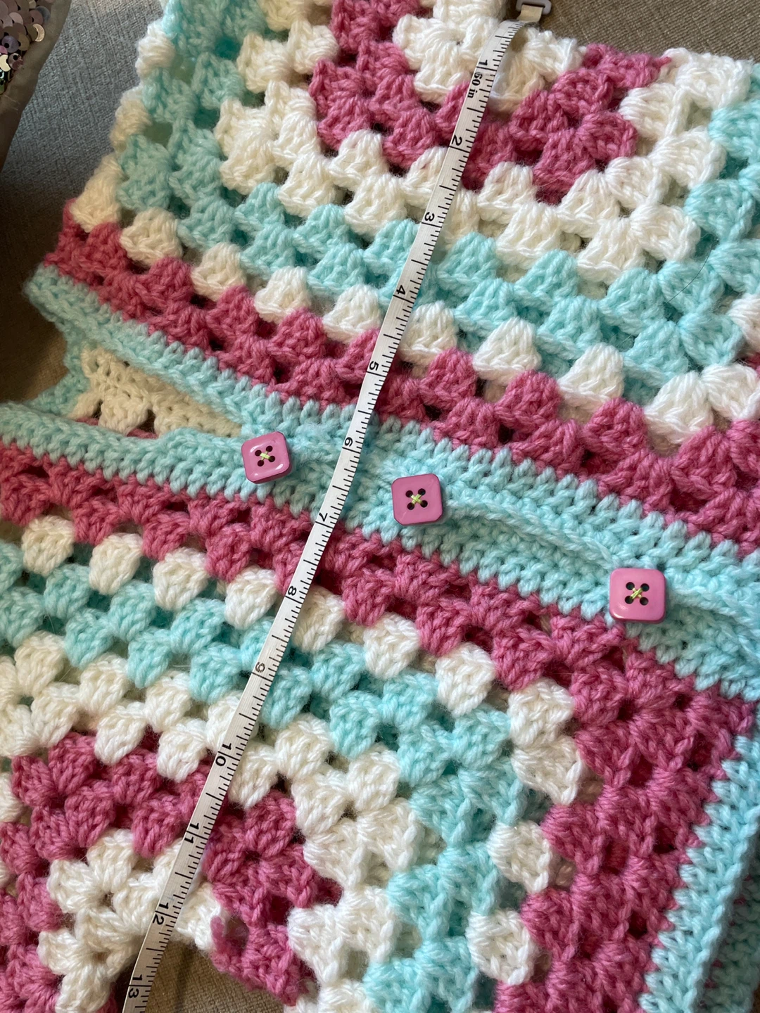 Hand-Crocheted Kids Cardigan - photo 3