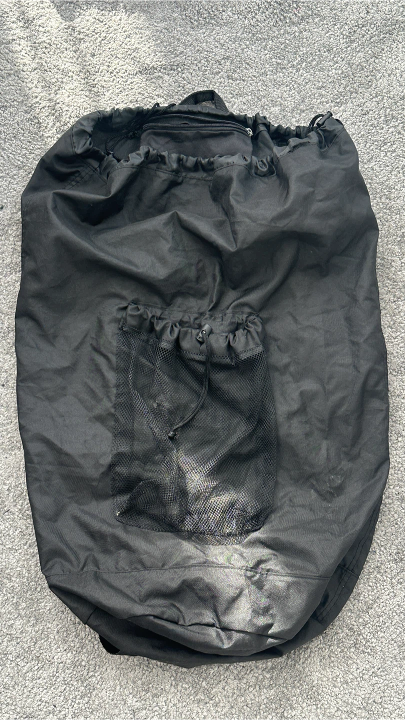 (used) black laundry backpack #freecycle