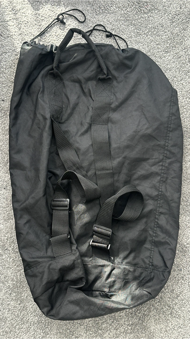 (used) black laundry backpack #freecycle - photo 2