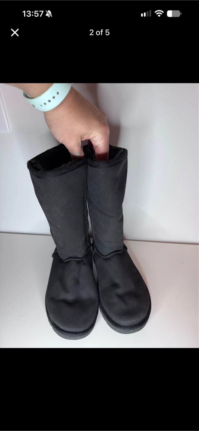 UGG Classic Tall Boots Black Size 6 - photo 2