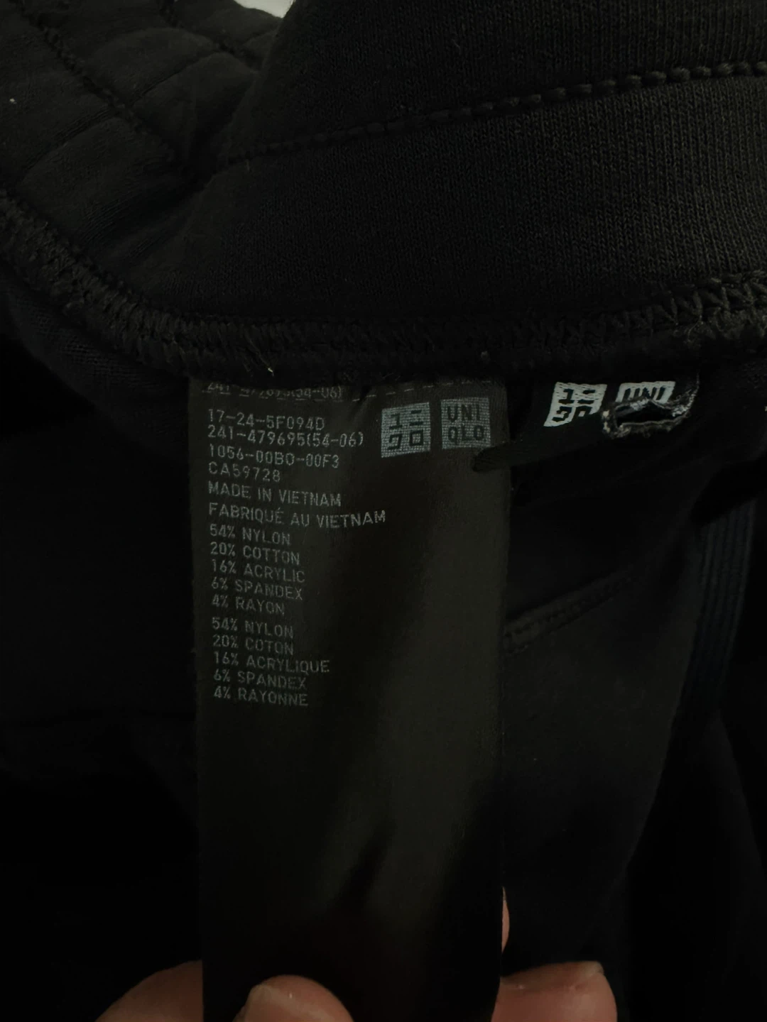 Uniqlo Black Wide-Leg Sweatpants XS - photo 4