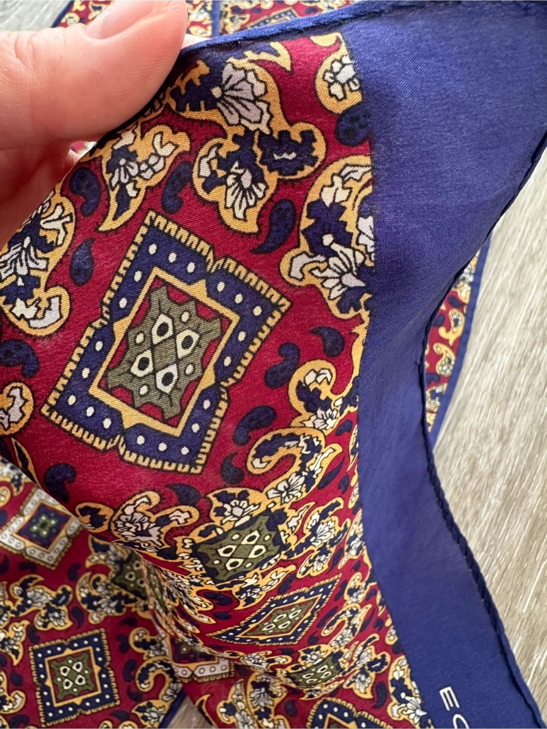 ECHO vintage silk Patterned Scarf - photo 3