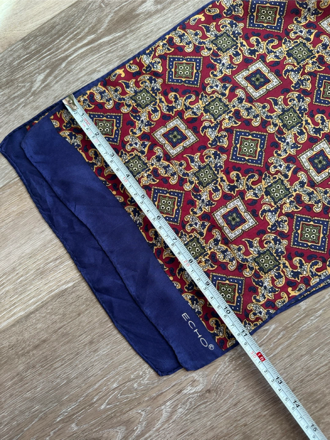 ECHO vintage silk Patterned Scarf - photo 5