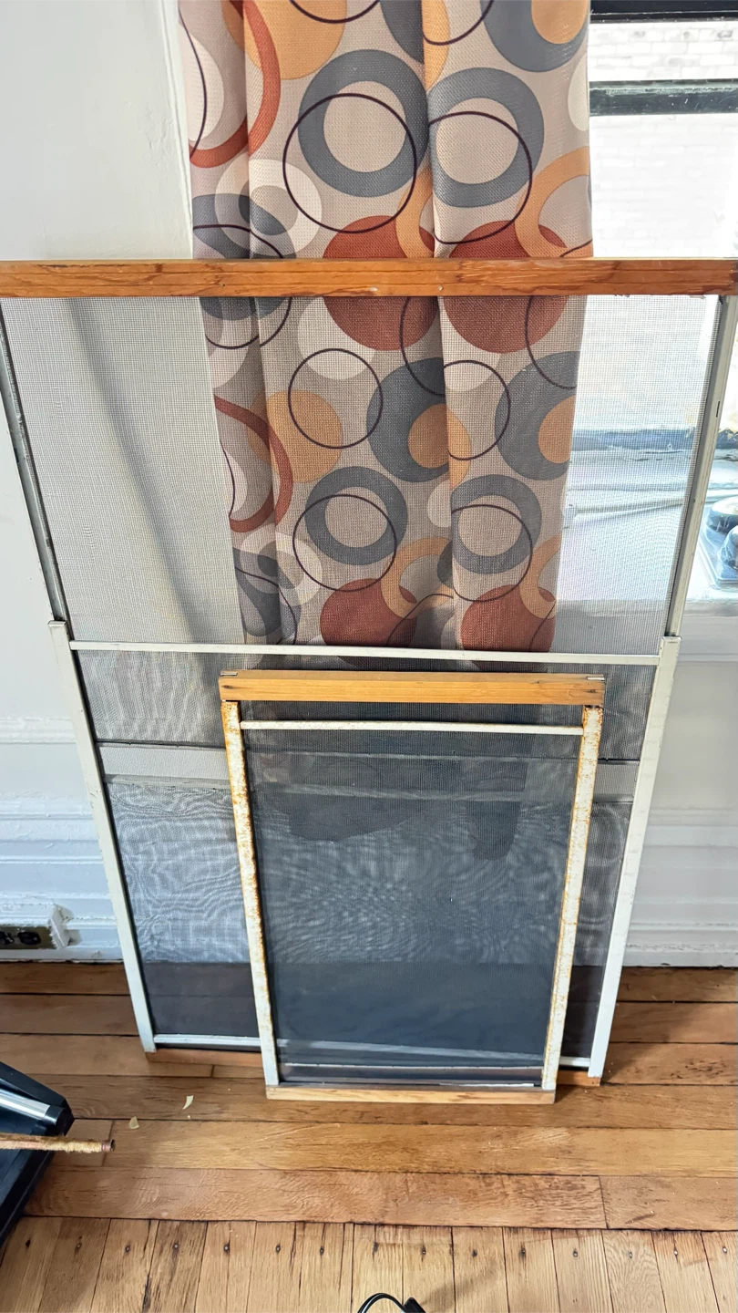 Two Window Screen Inserts