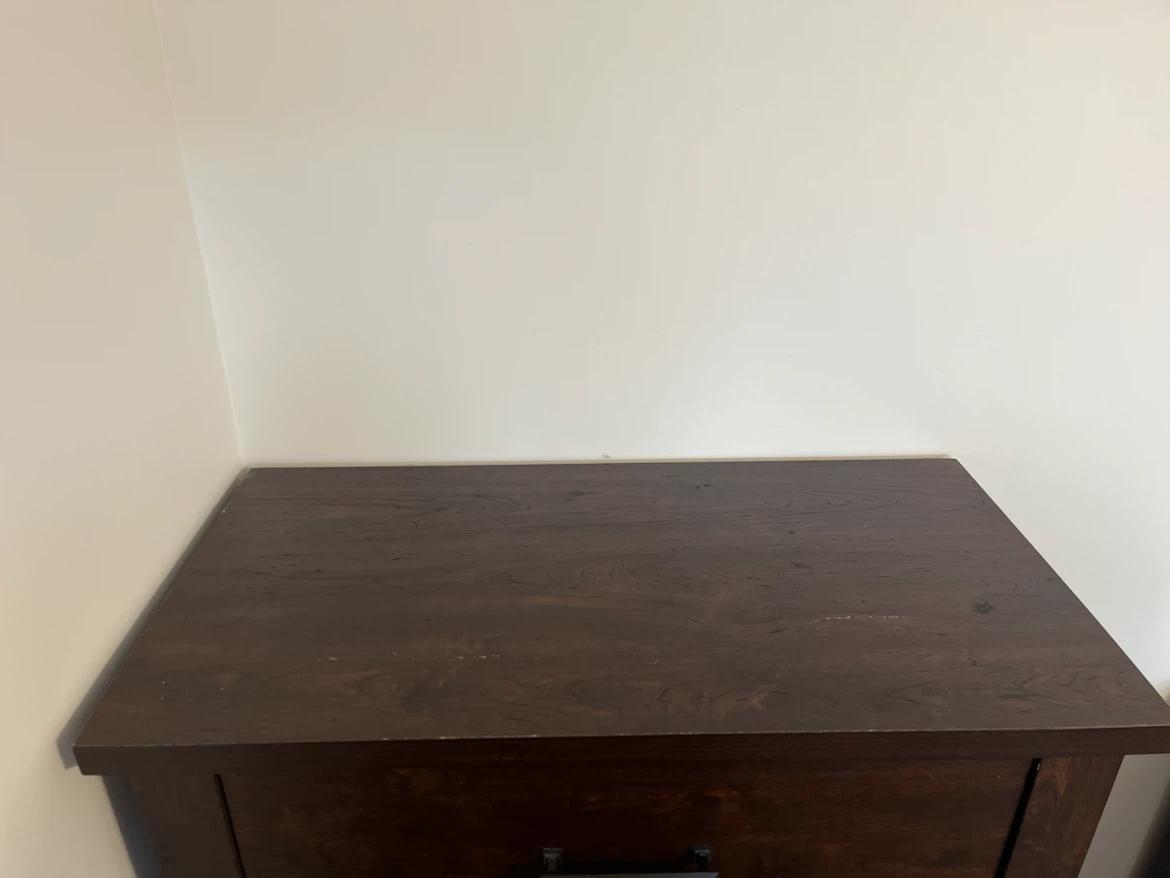 Dark Brown 5-Drawer Wooden Dresser - photo 5