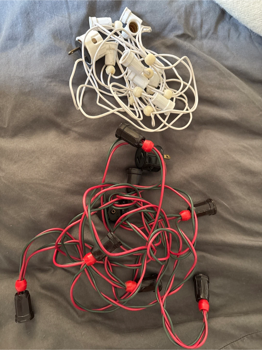 Vintage Two Sets of Decorative String Light Cords