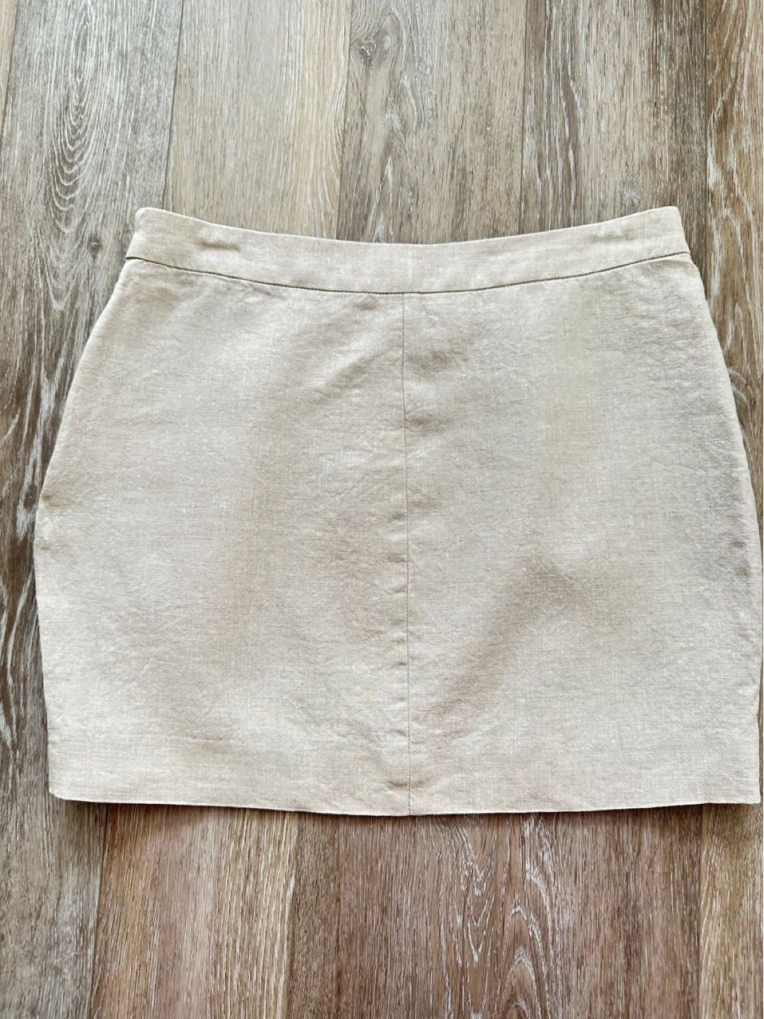 Tart Linen Mini Skirt - Beige - Size S - photo 2