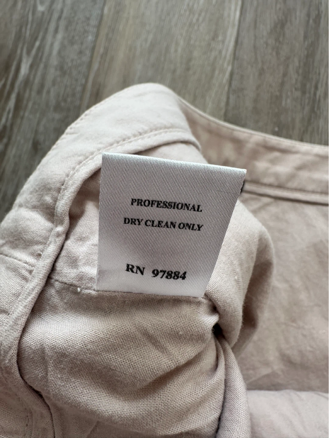 Tart Linen Mini Skirt - Beige - Size S - photo 5