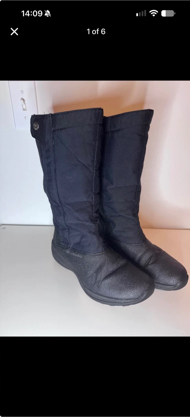 Columbia ladies black winter boots
