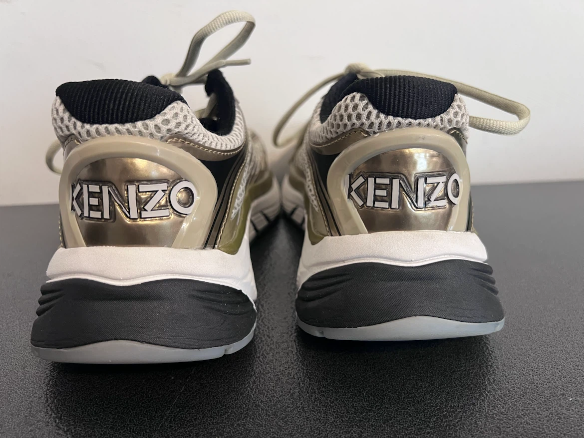 Authentic Kenzo Pace Tech Runner Gold Sneakers – Women’s Size 8 - photo 2