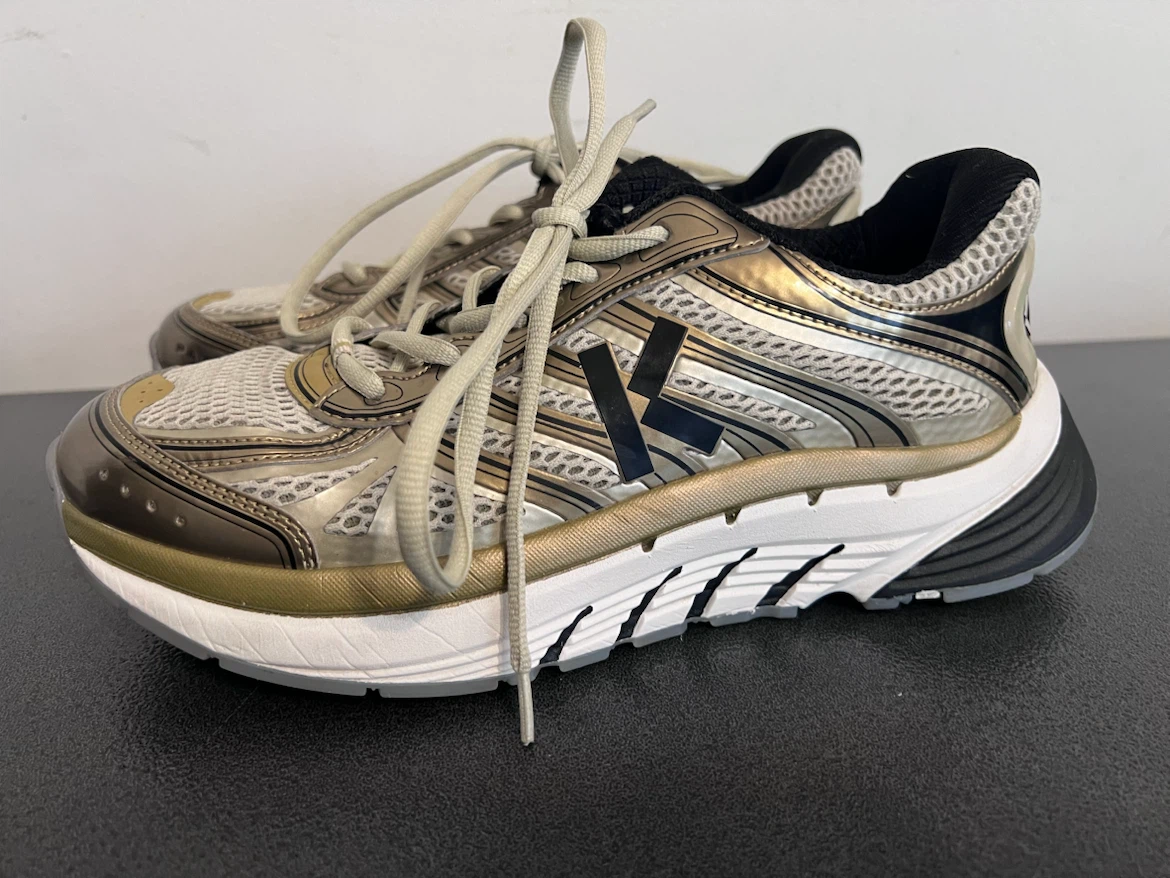 Authentic Kenzo Pace Tech Runner Gold Sneakers – Women’s Size 8 - photo 3