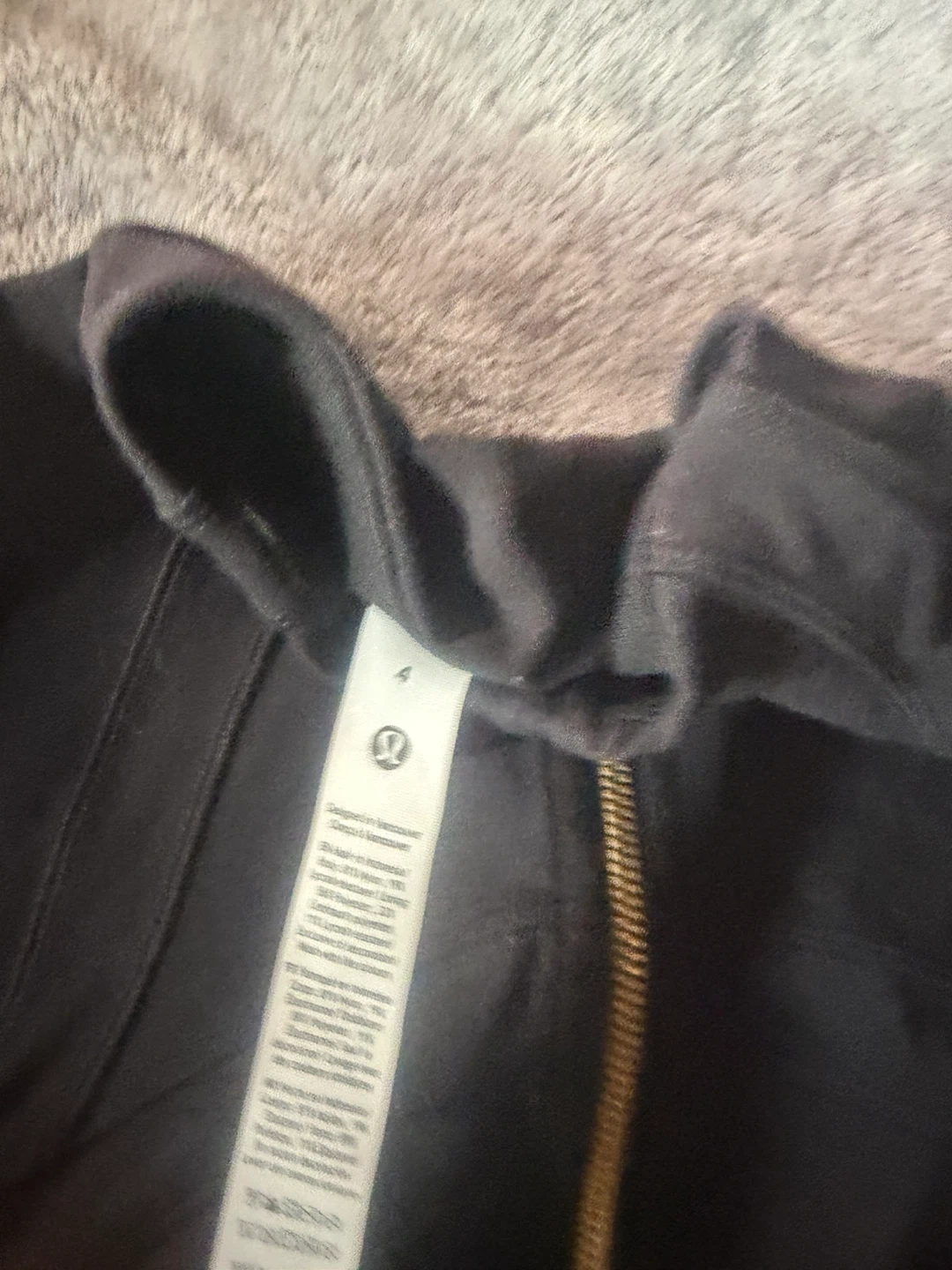 Lululemon Define Jacket Black Gold Zipper - photo 2