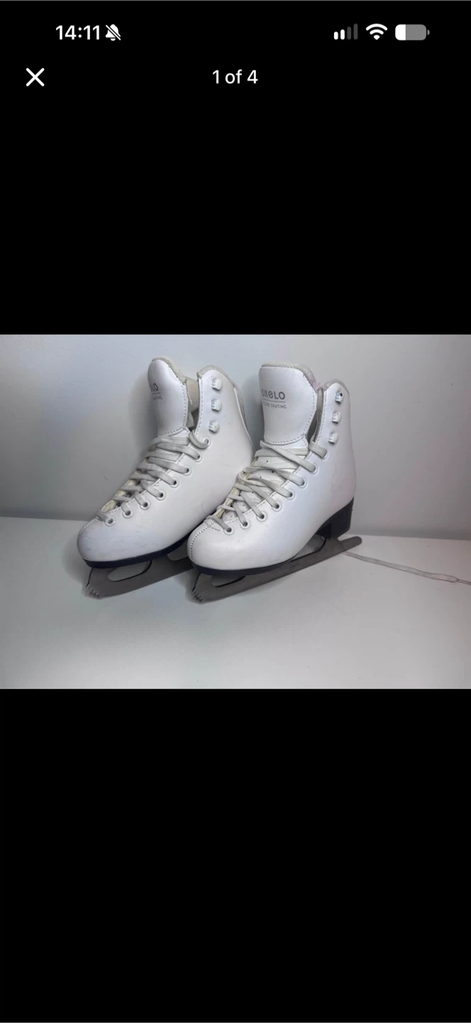 Oxelo Figure Skates FS 100 White Size 13C