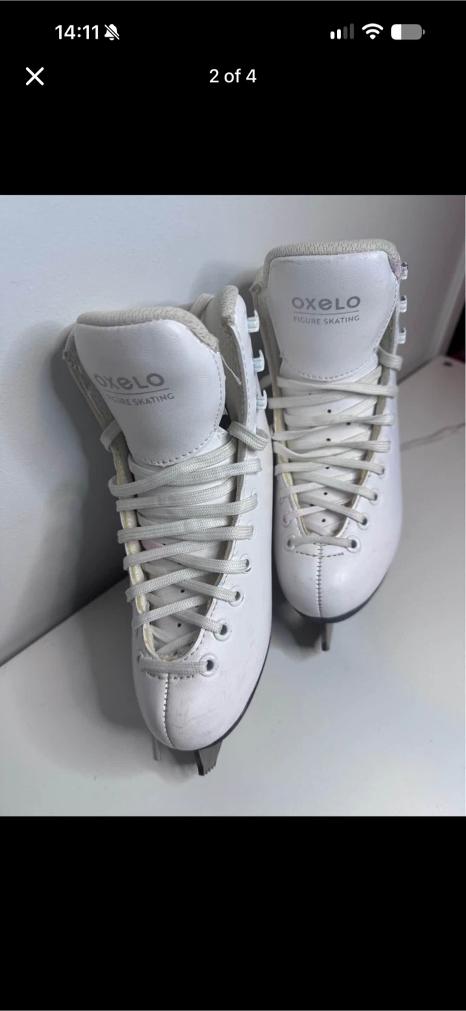 Oxelo Figure Skates FS 100 White Size 13C - photo 2