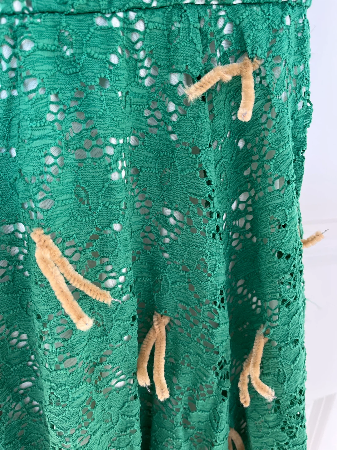 Green lace cactus dress costume - size small - photo 3