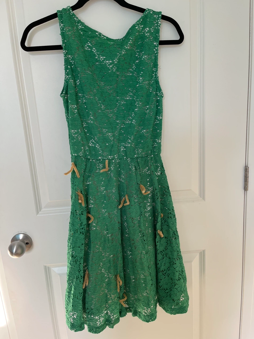 Green lace cactus dress costume - size small - photo 4