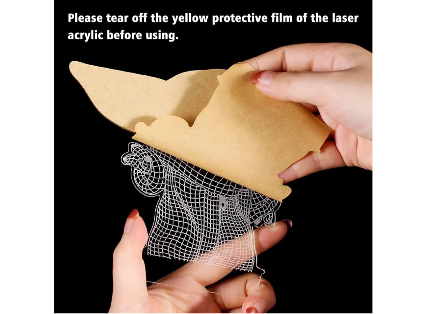 Star Wars Baby Yoda 3D LED Night Light - photo 5