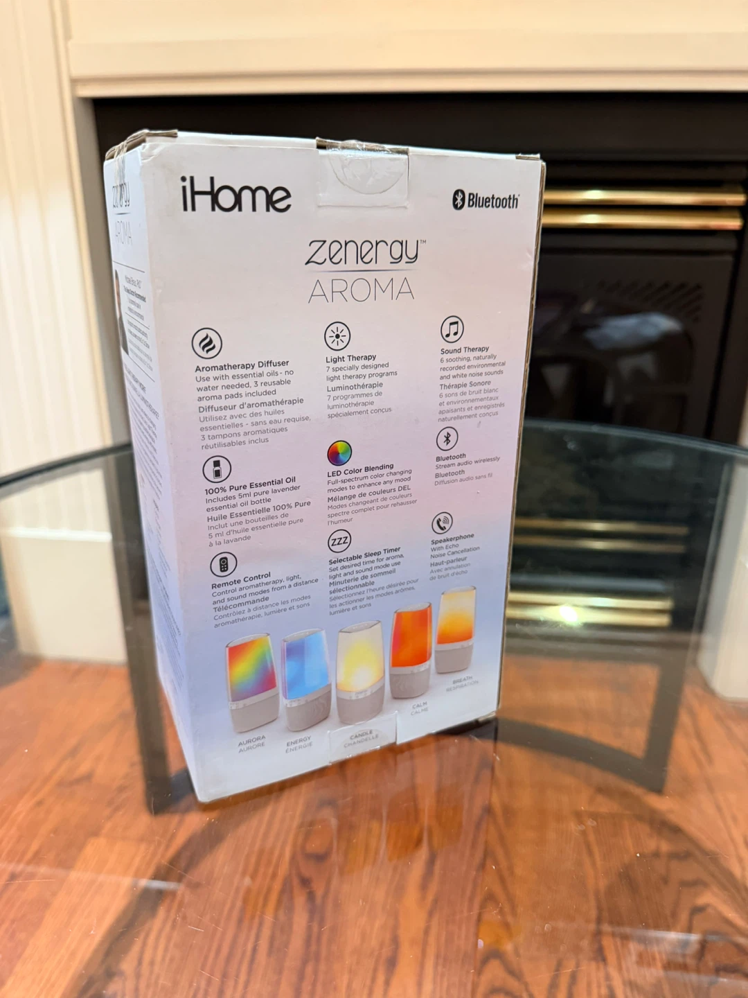 NEW iHome Zenergy Aroma Bluetooth Speaker & Diffuser - photo 2