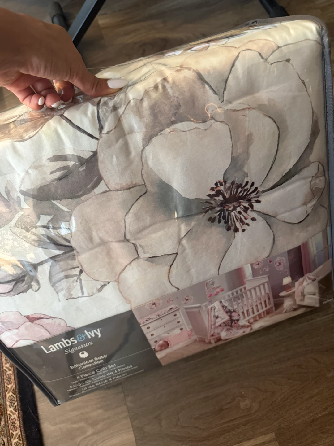 Lambs & Ivy Botanical 4-Piece Crib Bedding Set - photo 2