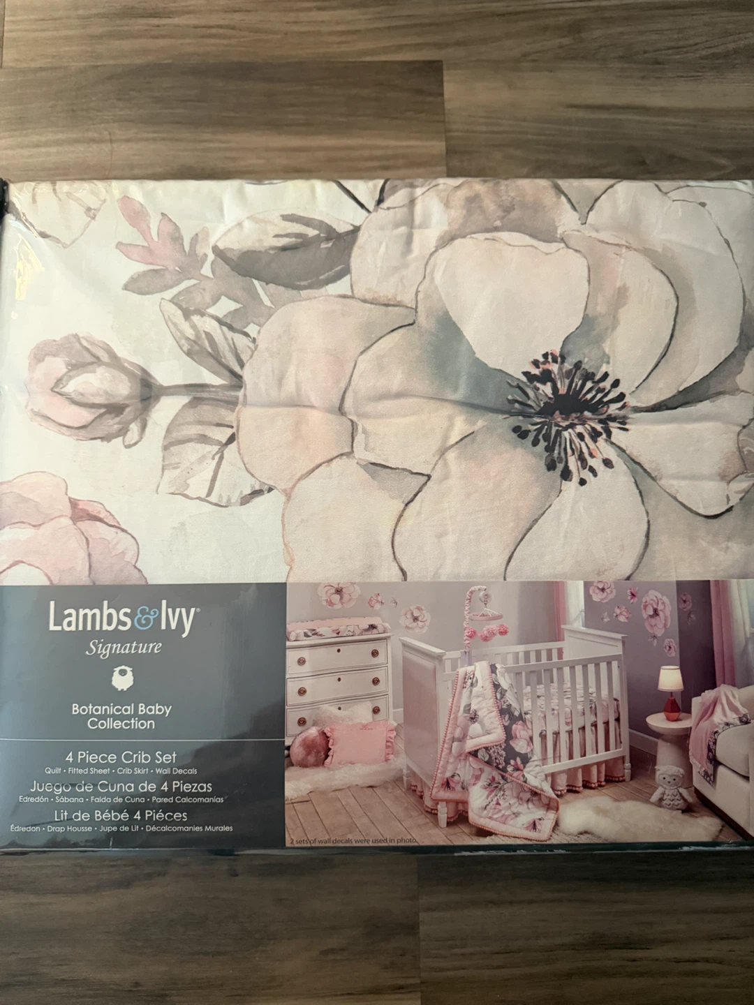 Lambs & Ivy Botanical 4-Piece Crib Bedding Set - photo 5