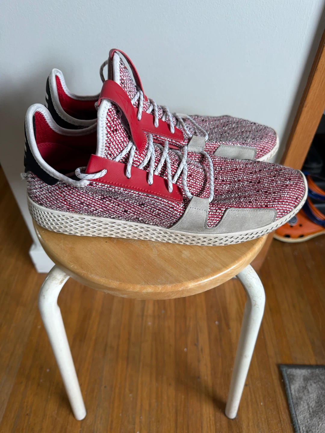 Adidas Pharrell Williams Tennis Hu Red - photo 4