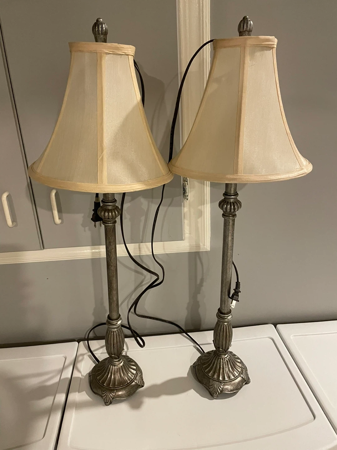 Set of Two Vintage Style Table Lamps