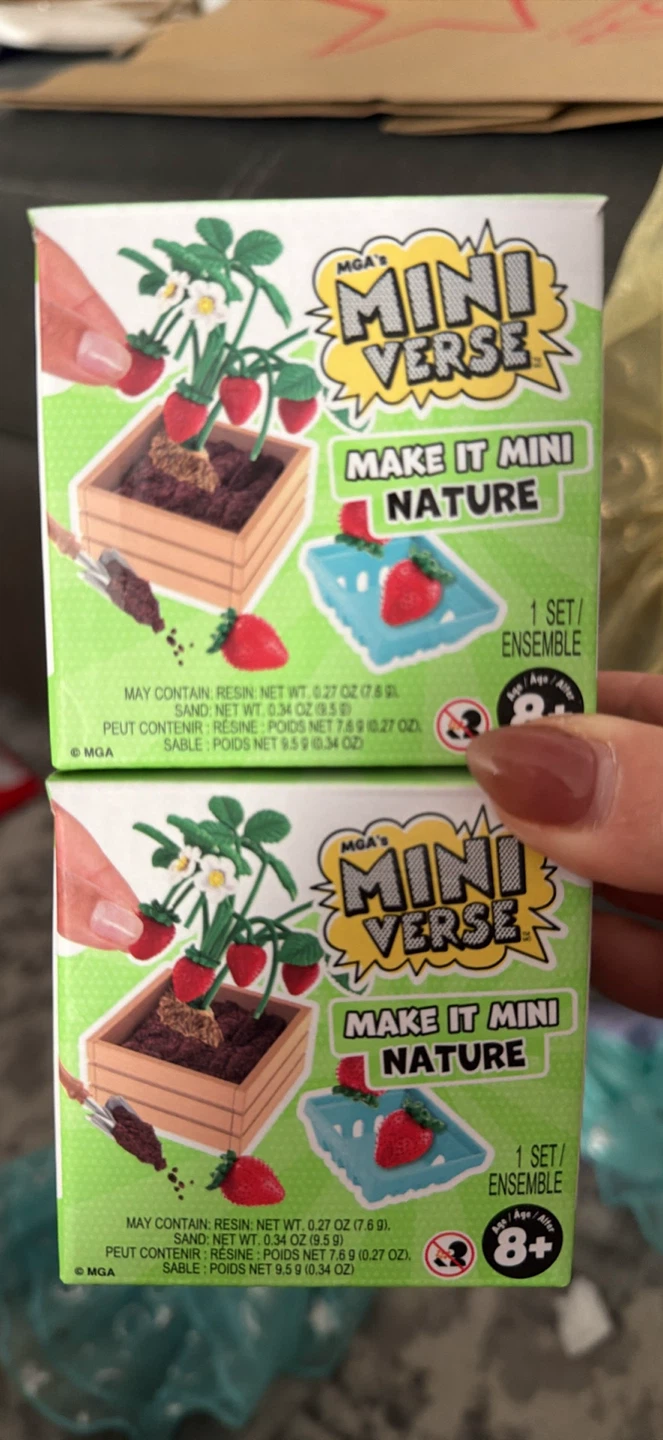 2 MGA Miniverse Make It Mini Nature DIY Sets