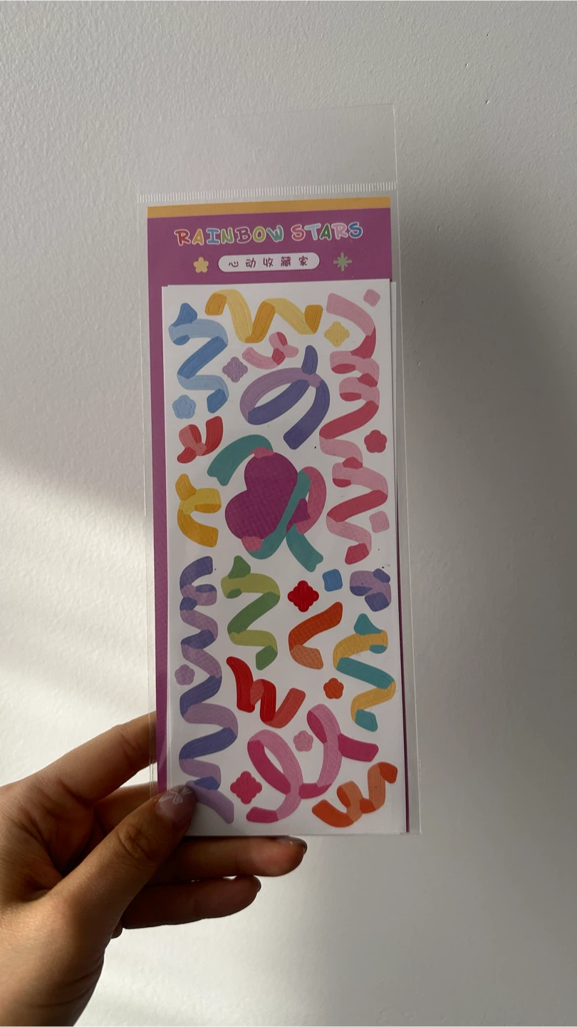 (new) decorative ribbon stickers set of 4 #freecycle - photo 2
