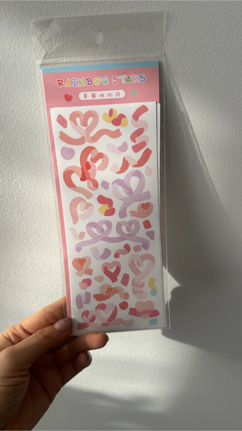 (new) decorative ribbon stickers set of 4 #freecycle - photo 3